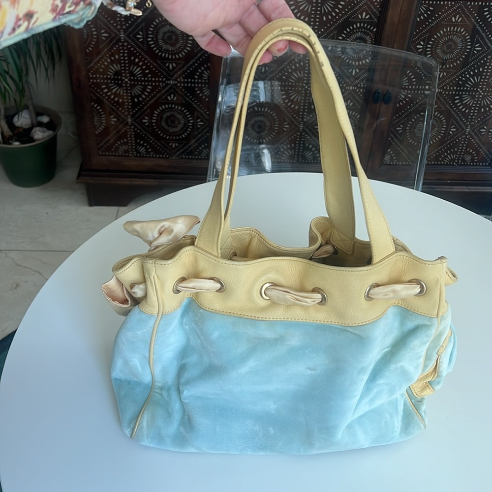 X SOLD X Juicy Couture y2k Juicy State of Mind Bag & Wallet 💛 - Picture 2 of 8